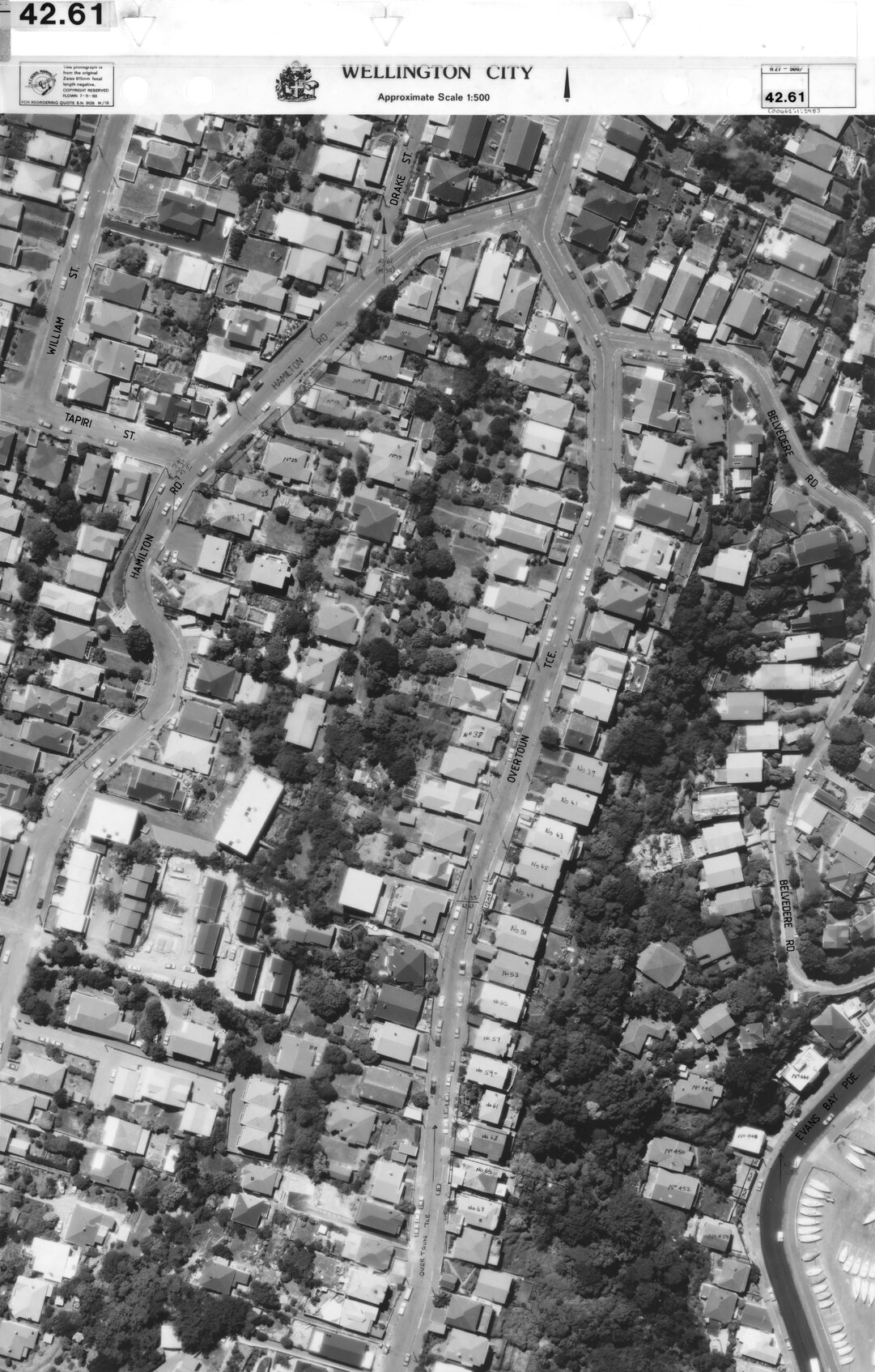 Aerial transparency, Sheet 42.61