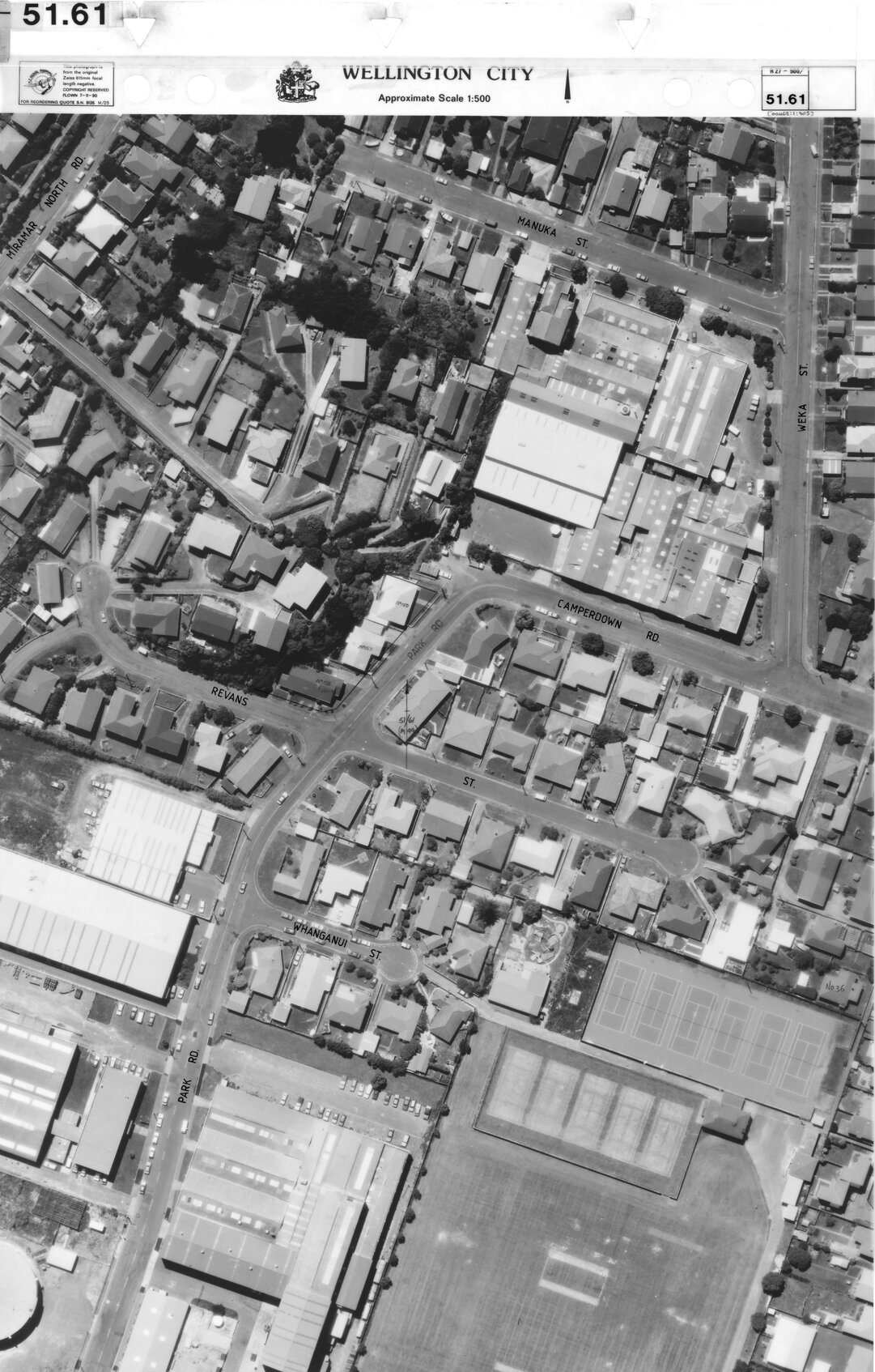 Aerial transparency, Sheet 51.61