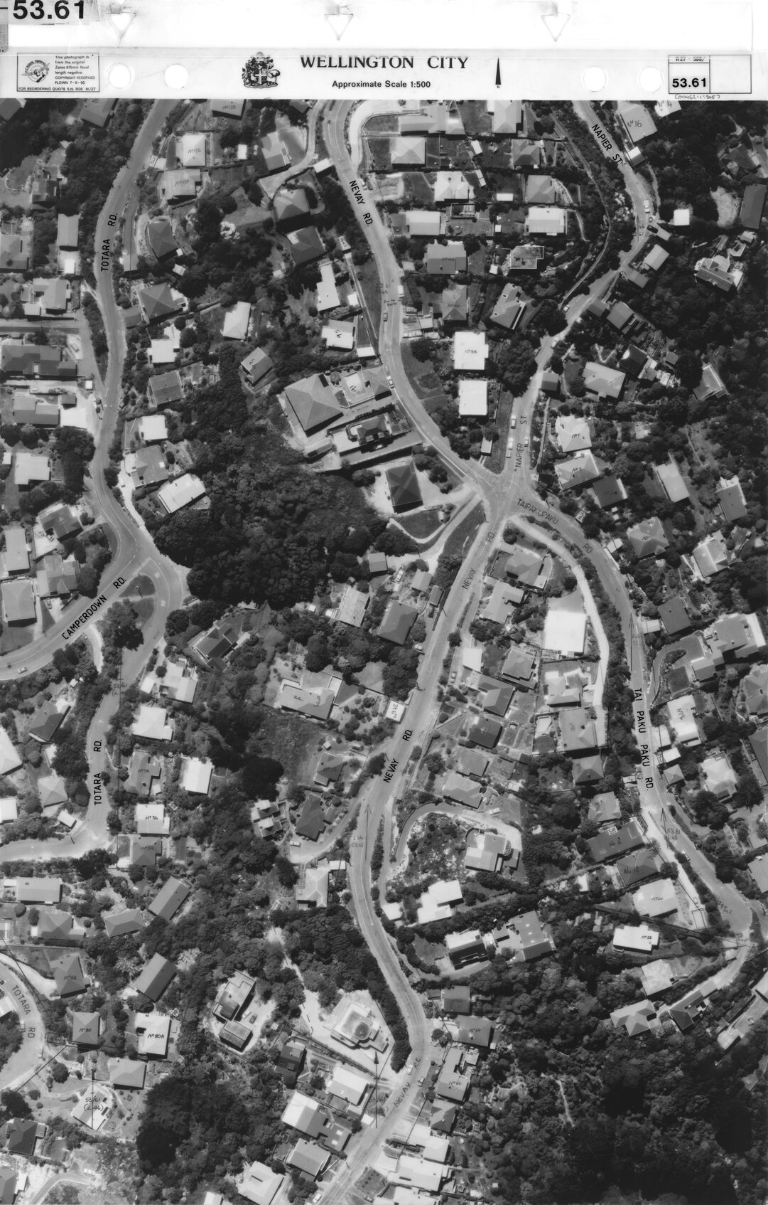 Aerial transparency, Sheet 53.61