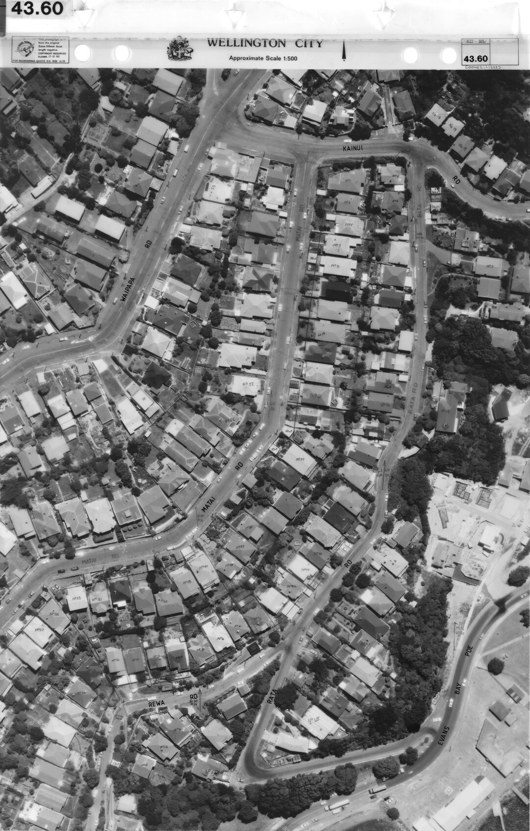 Aerial transparency, Sheet 43.60