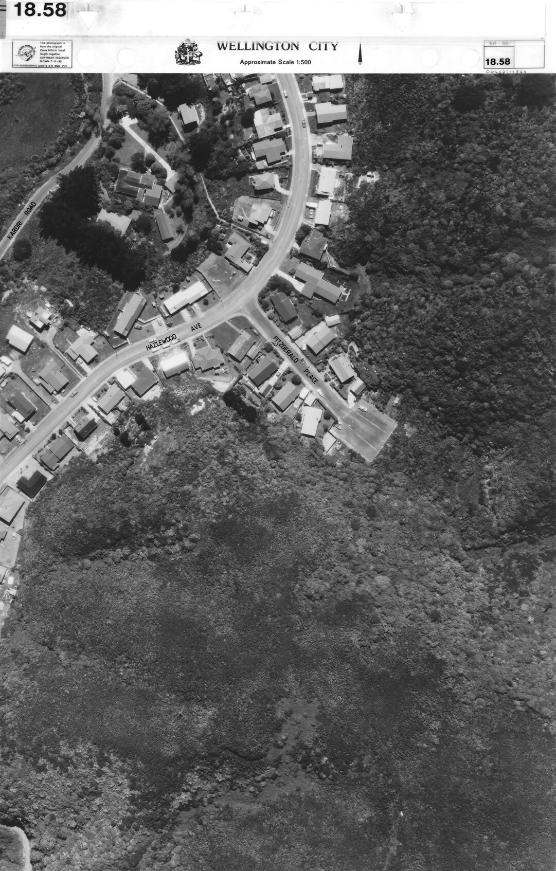 Aerial transparency, Sheet 18.58