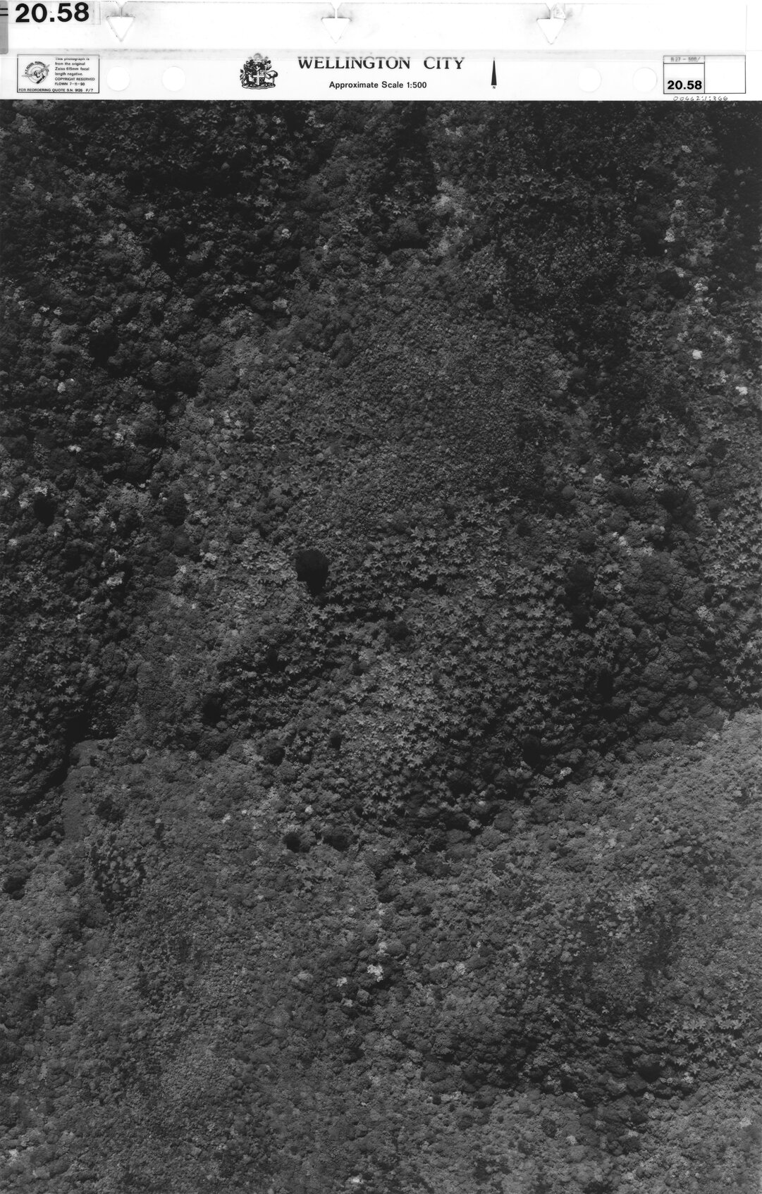 Aerial transparency, Sheet 20.58