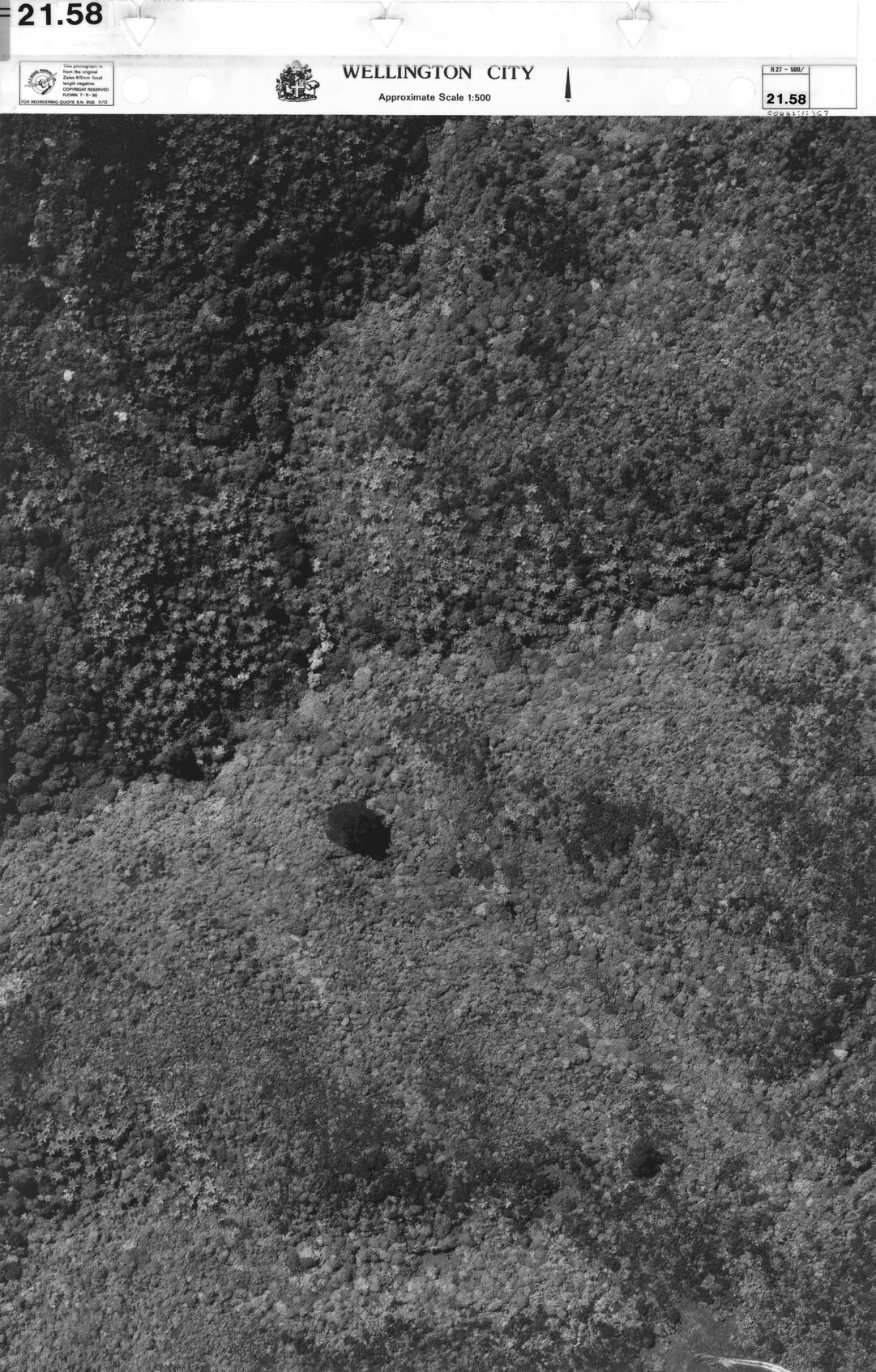 Aerial transparency, Sheet 21.58