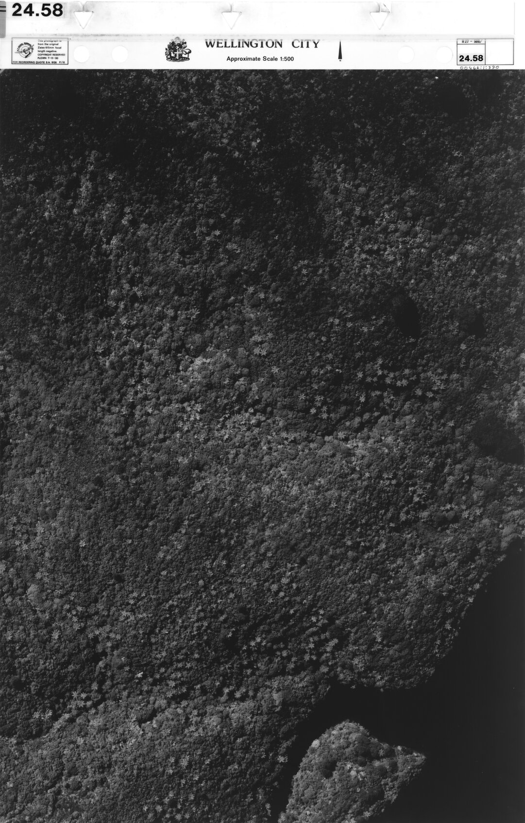 Aerial transparency, Sheet 24.58