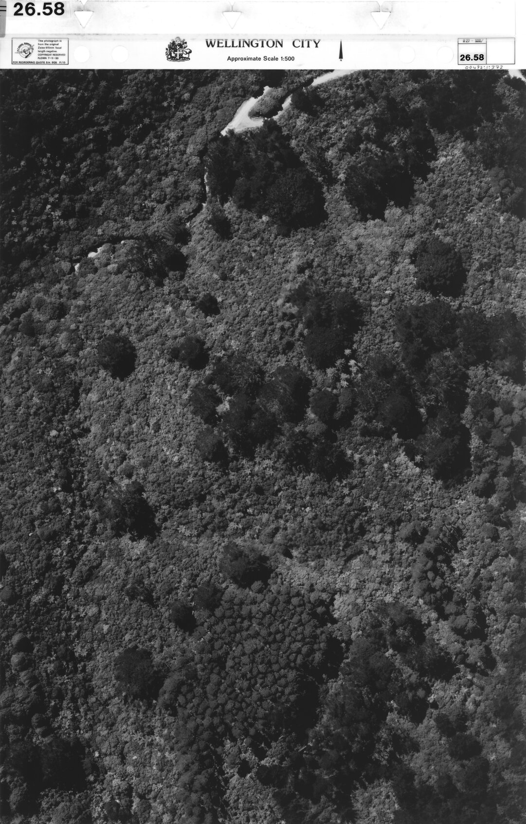 Aerial transparency, Sheet 26.58