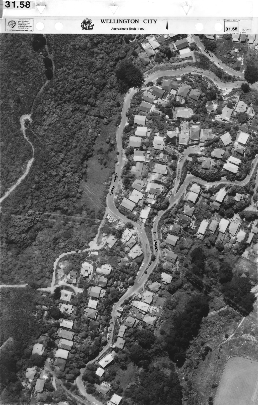 Aerial transparency, Sheet 31.58