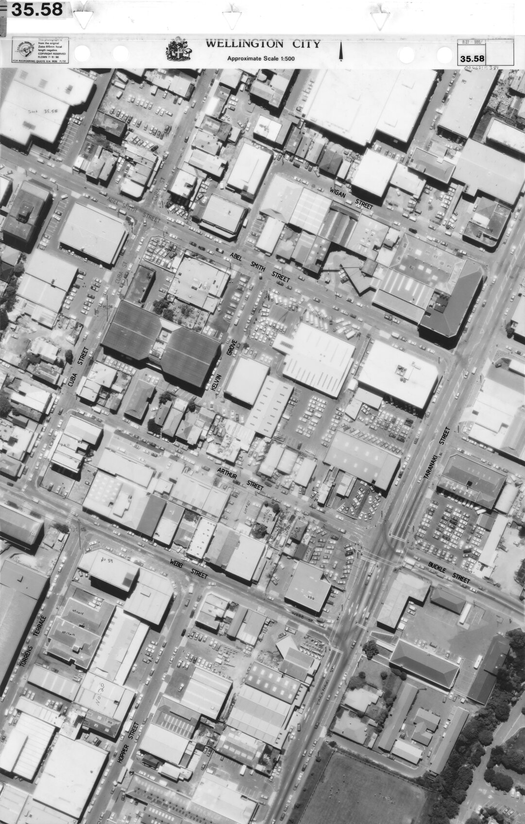 Aerial transparency, Sheet 35.58