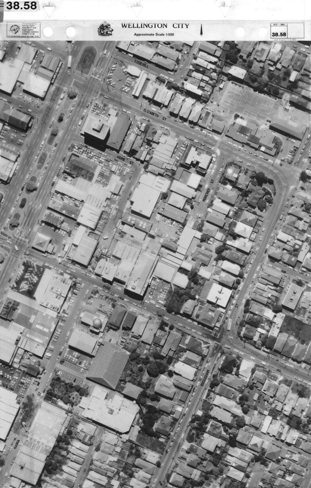 Aerial transparency, Sheet 38.58