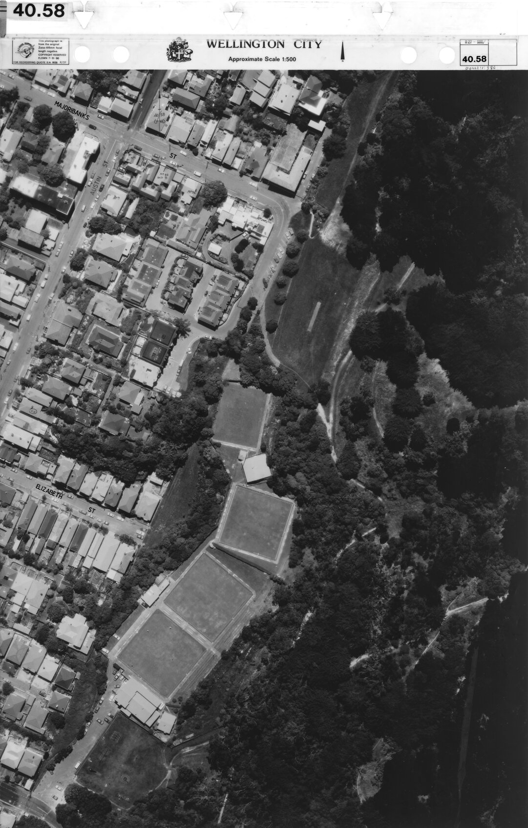 Aerial transparency, Sheet 40.58