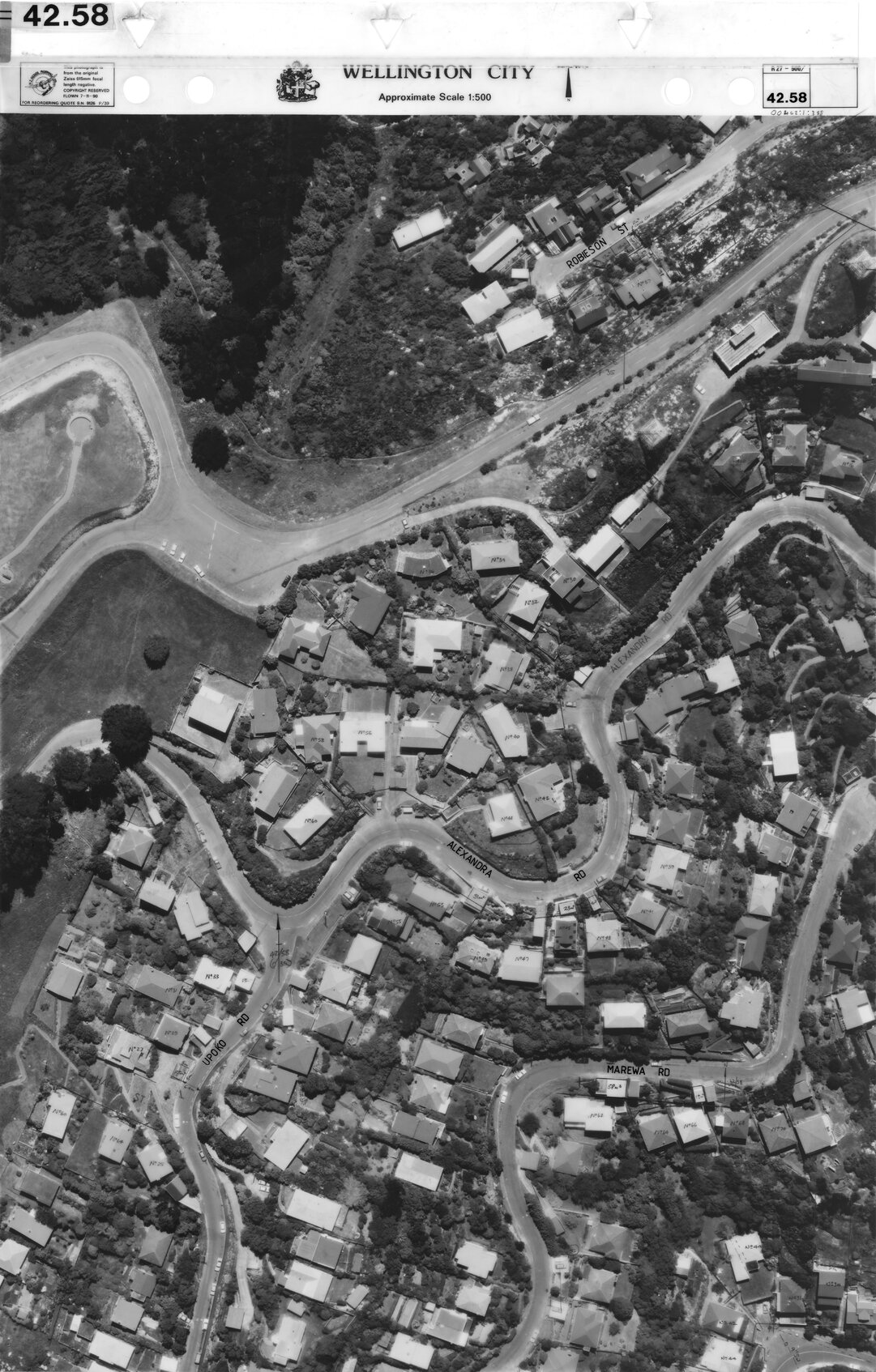 Aerial transparency, Sheet 42.58