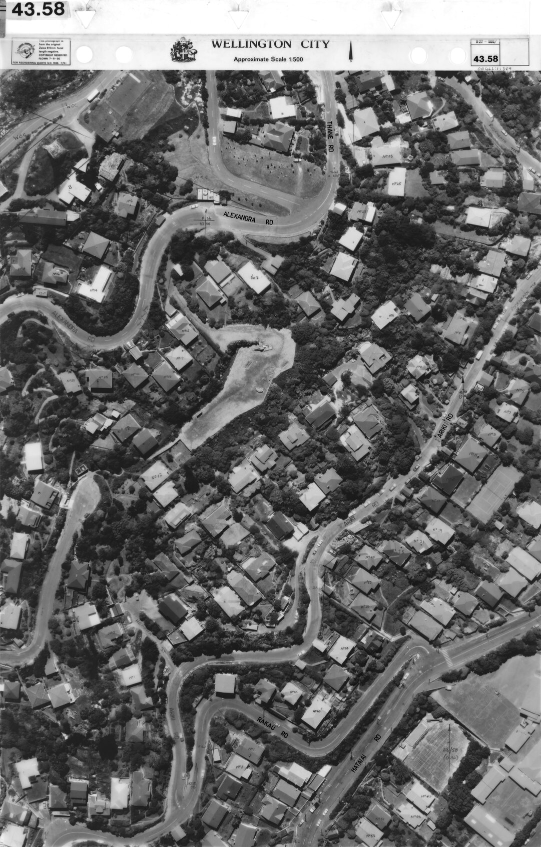 Aerial transparency, Sheet 43.58