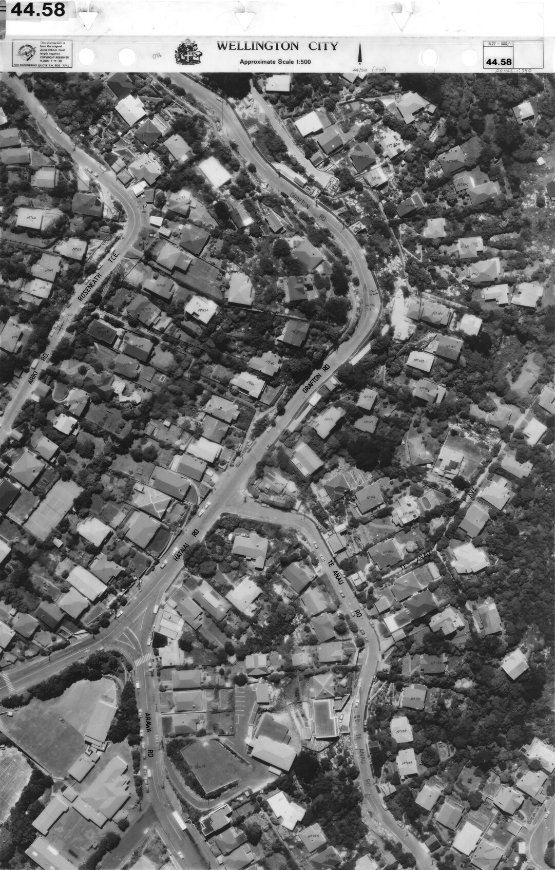 Aerial transparency, Sheet 44.58