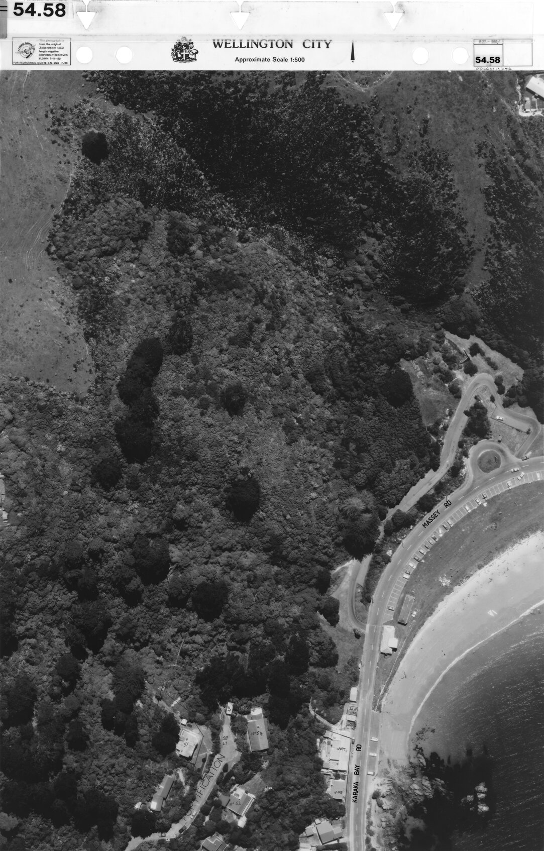 Aerial transparency, Sheet 54.58