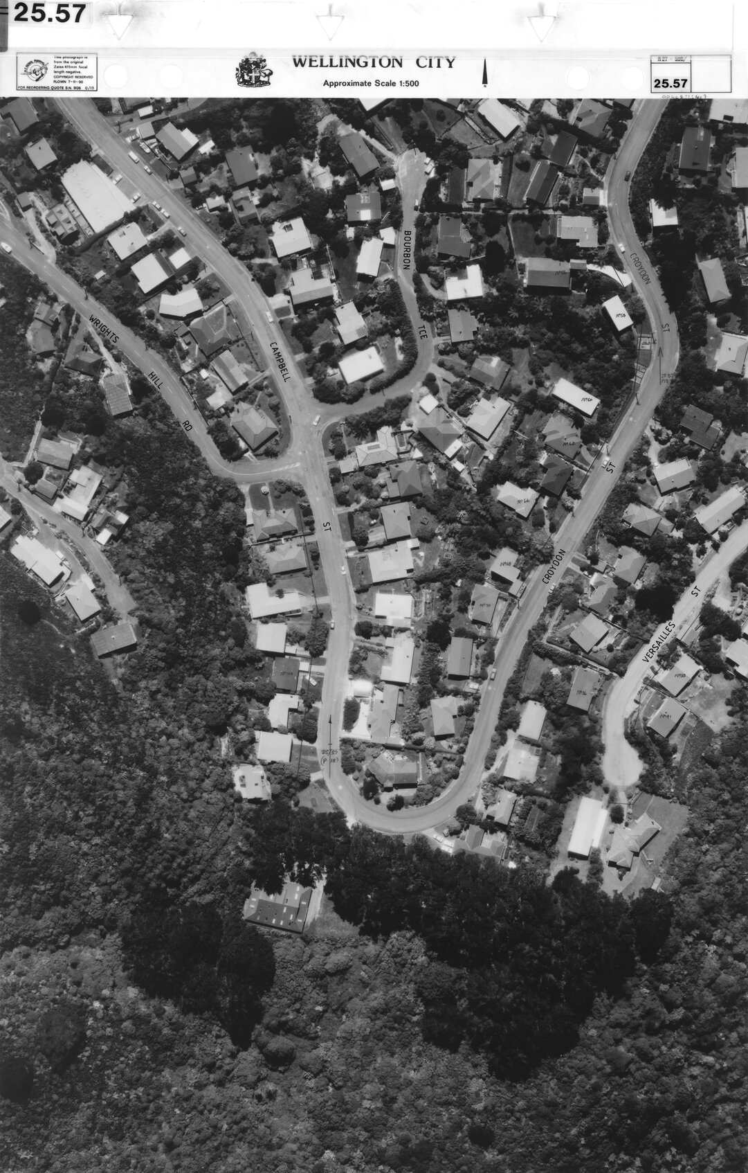 Aerial transparency, Sheet 25.57