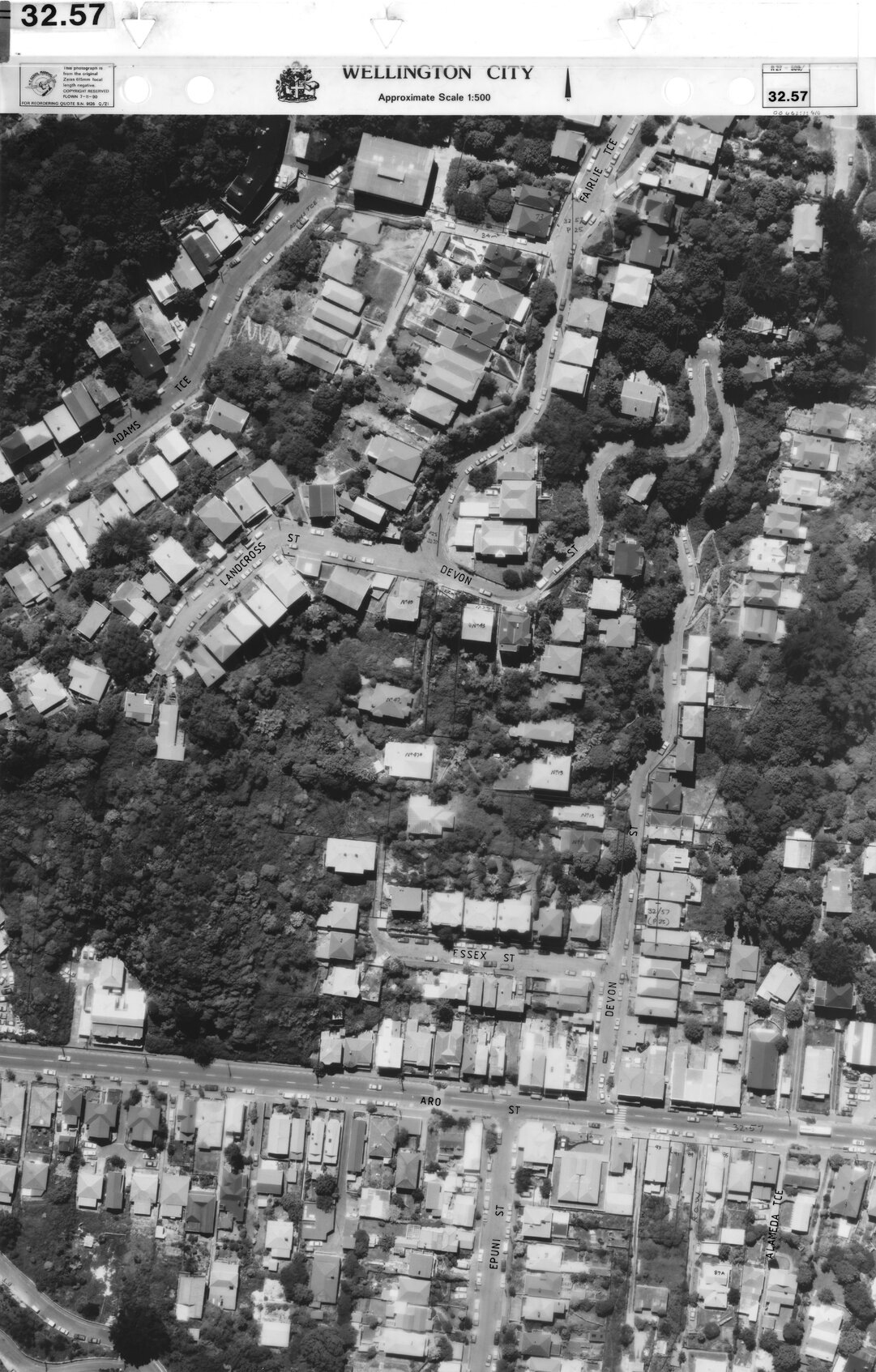 Aerial transparency, Sheet 32.57