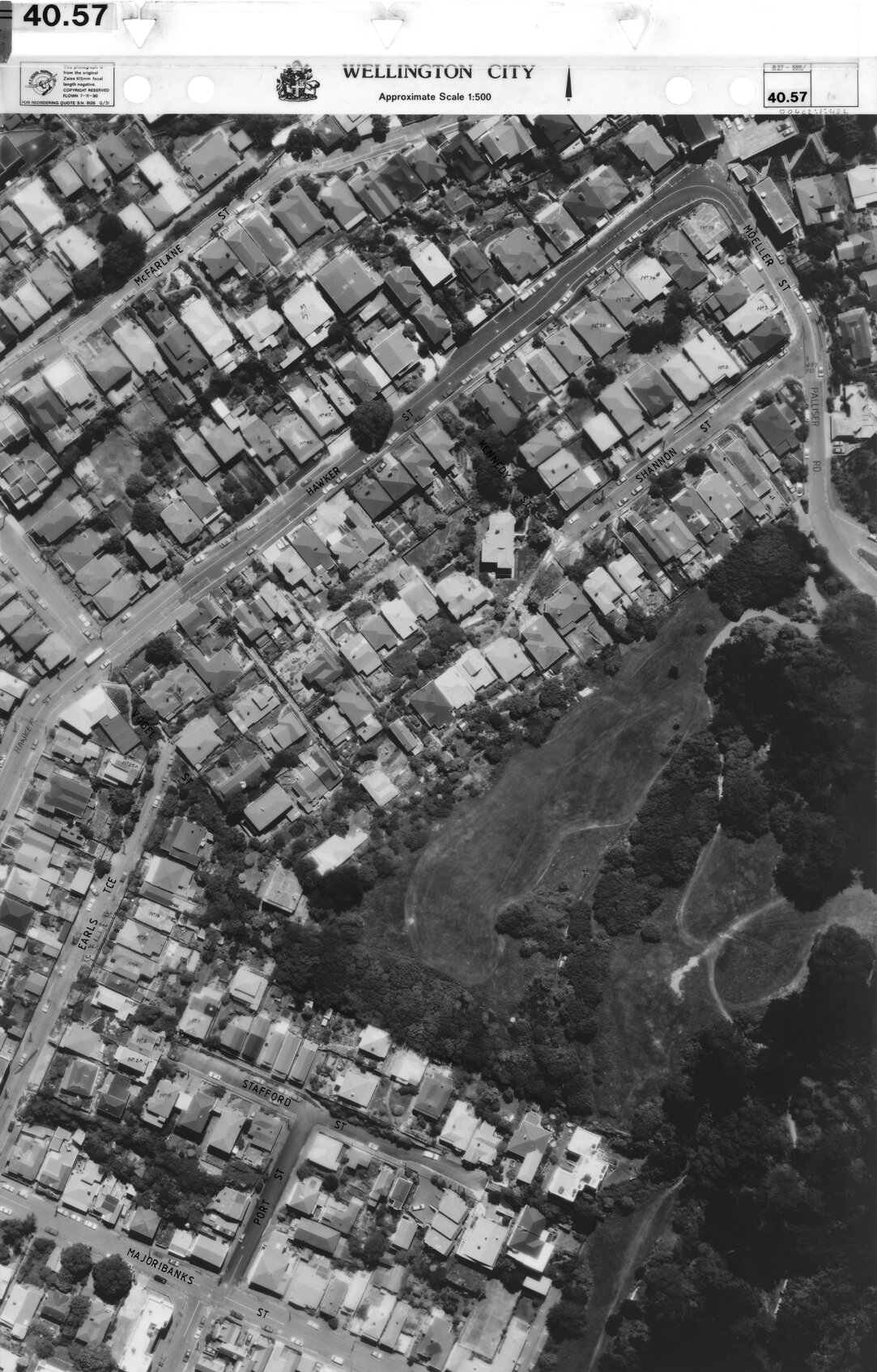 Aerial transparency, Sheet 40.57