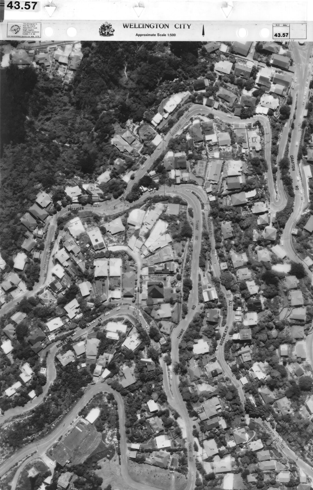 Aerial transparency, Sheet 43.57