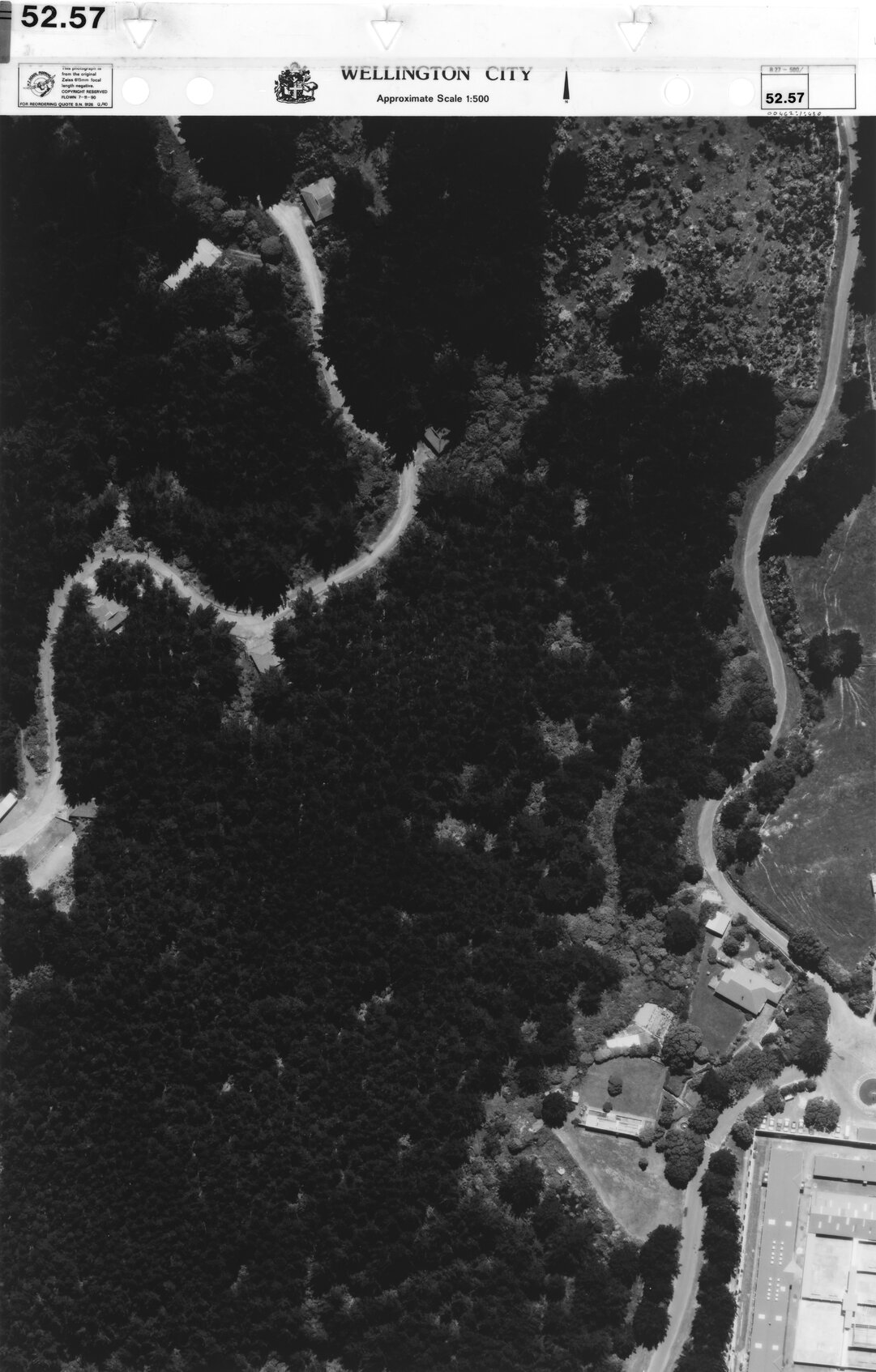 Aerial transparency, Sheet 52.57