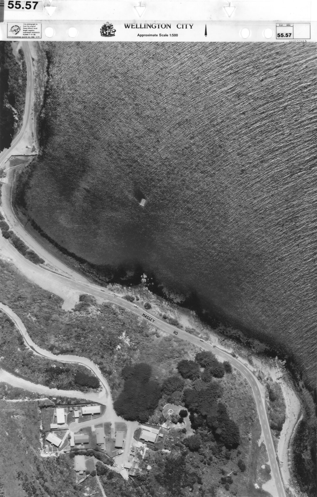 Aerial transparency, Sheet 55.57