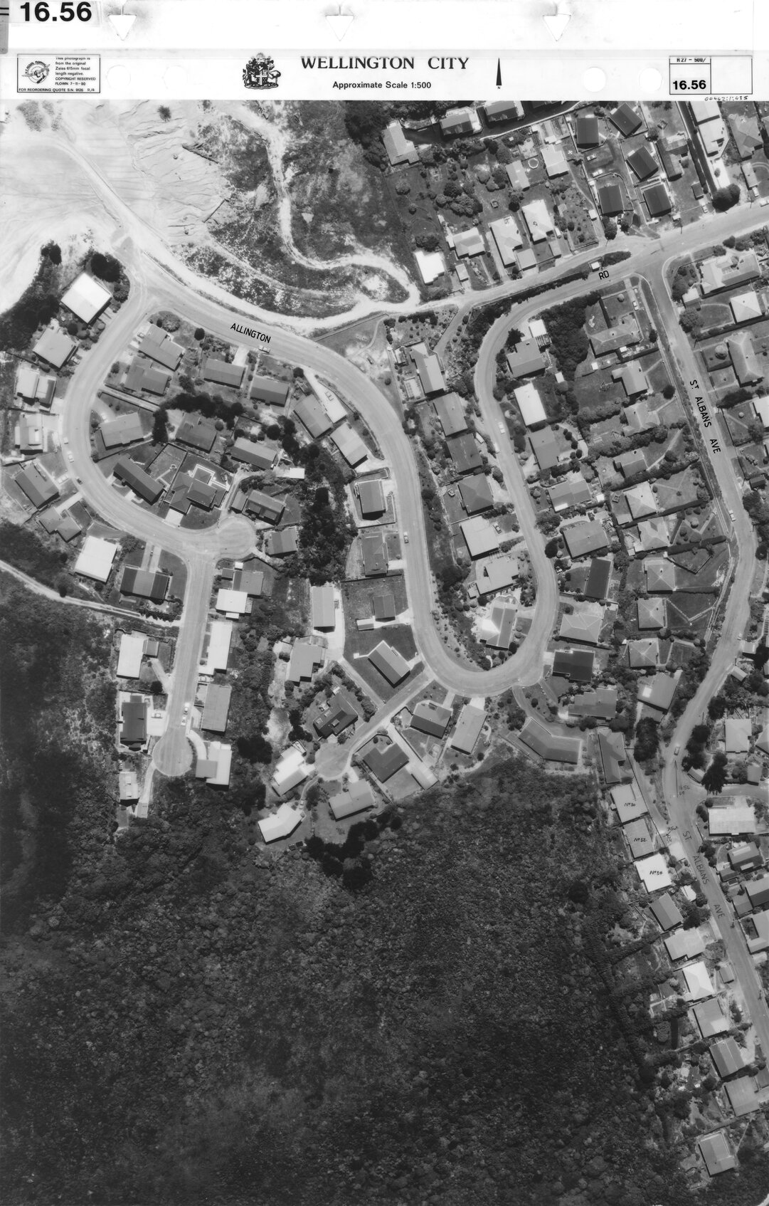 Aerial transparency, Sheet 16.56