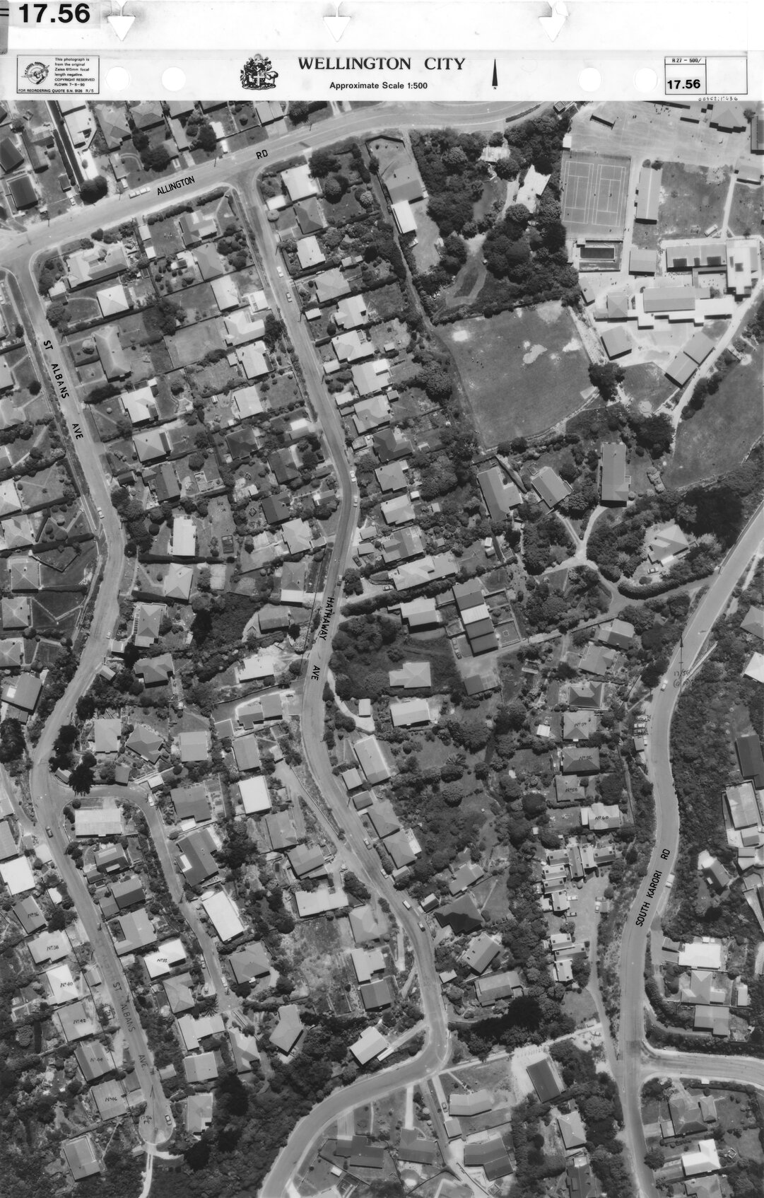 Aerial transparency, Sheet 17.56