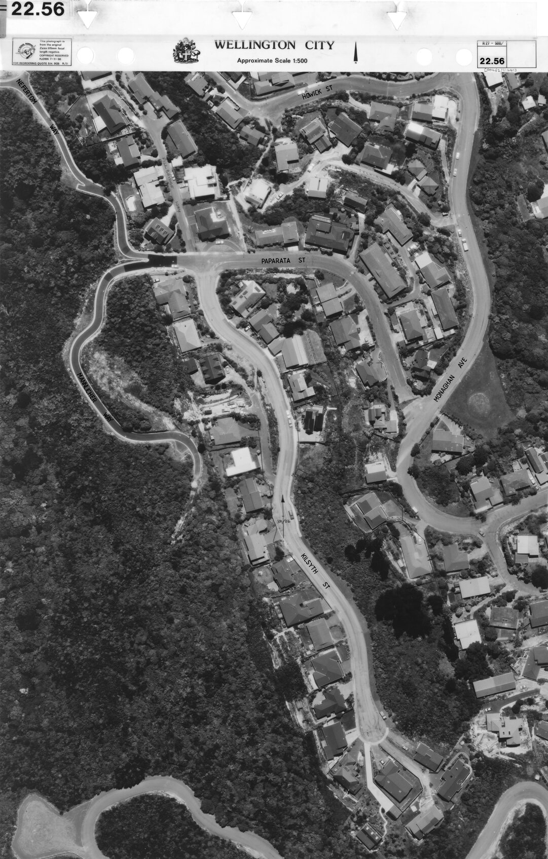 Aerial transparency, Sheet 22.56