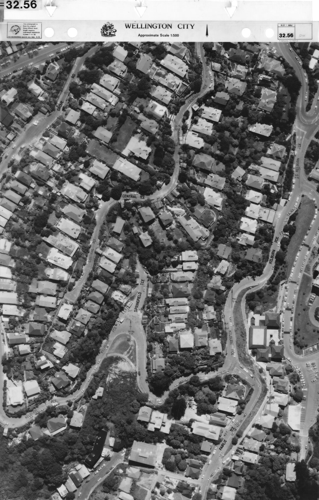 Aerial transparency, Sheet 32.56