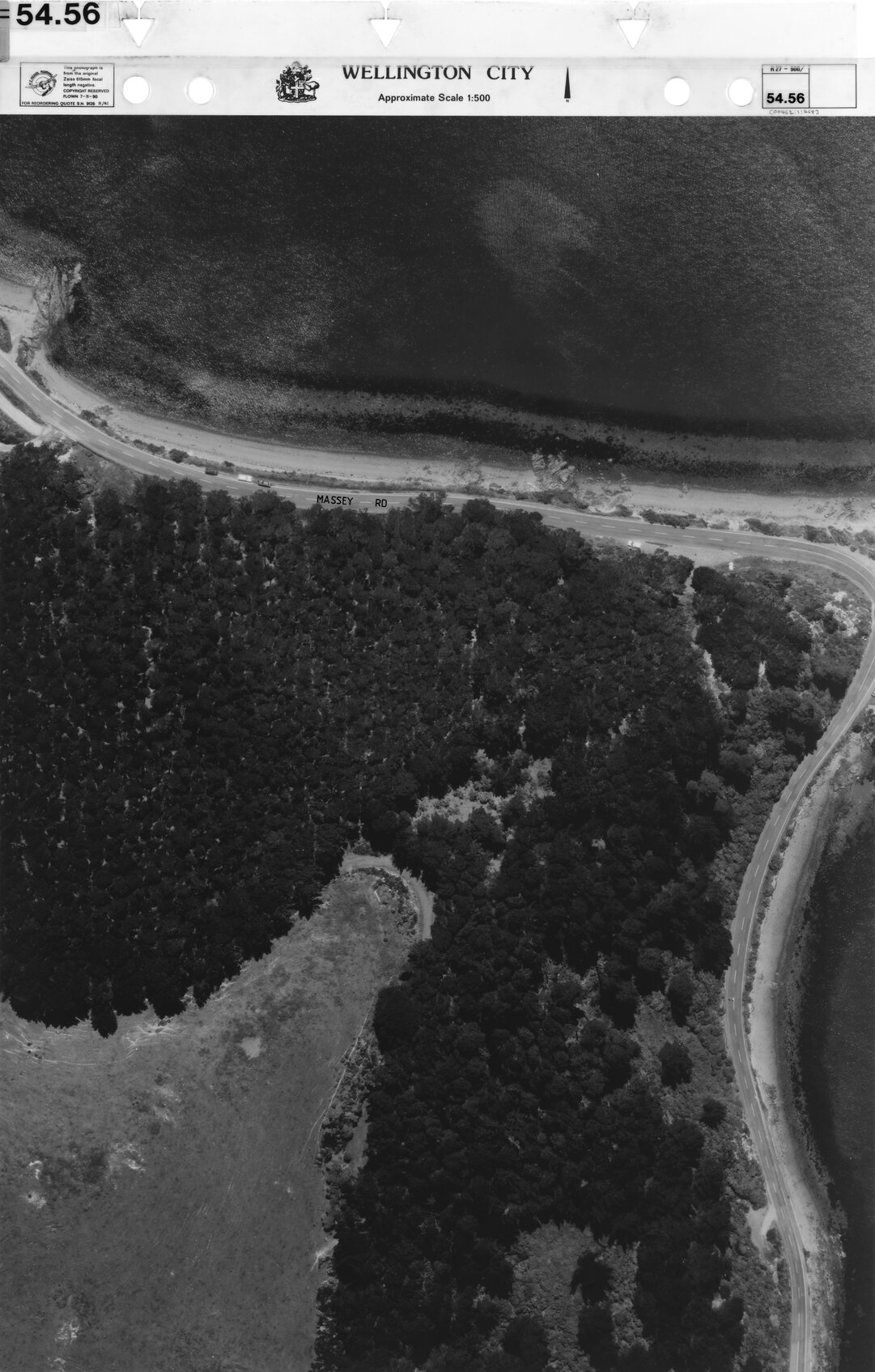 Aerial transparency, Sheet 54.56