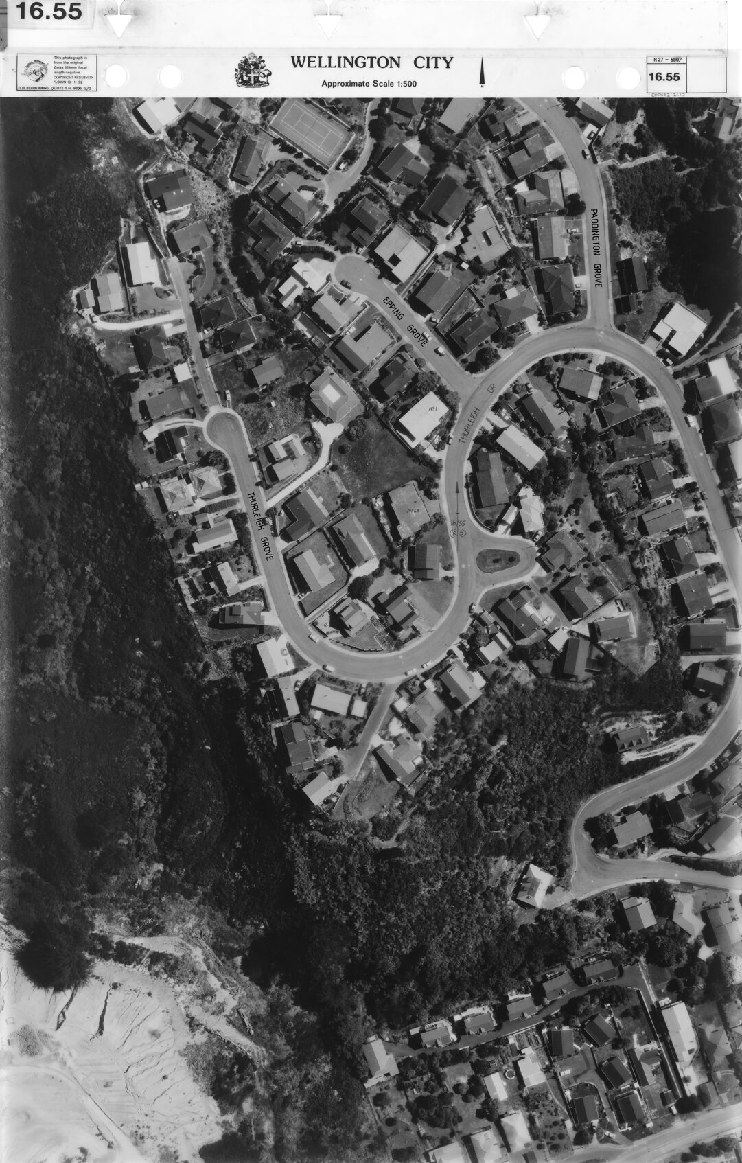 Aerial transparency, Sheet 16.55