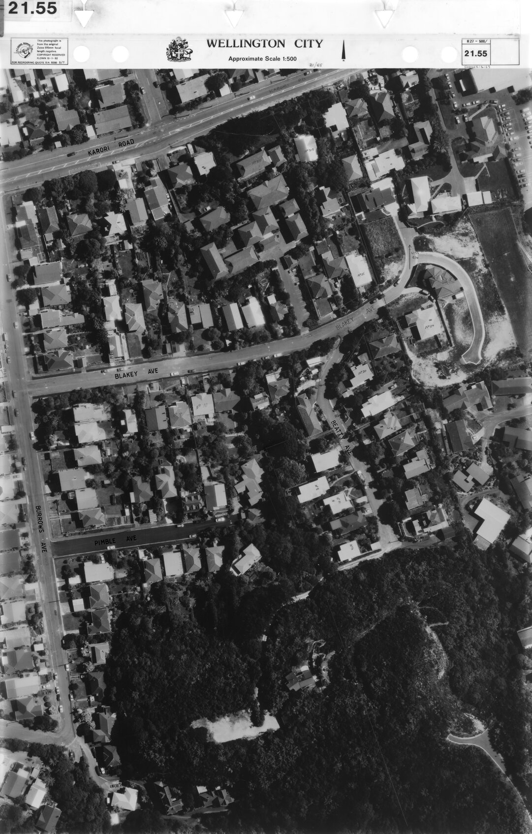 Aerial transparency, Sheet 21.55