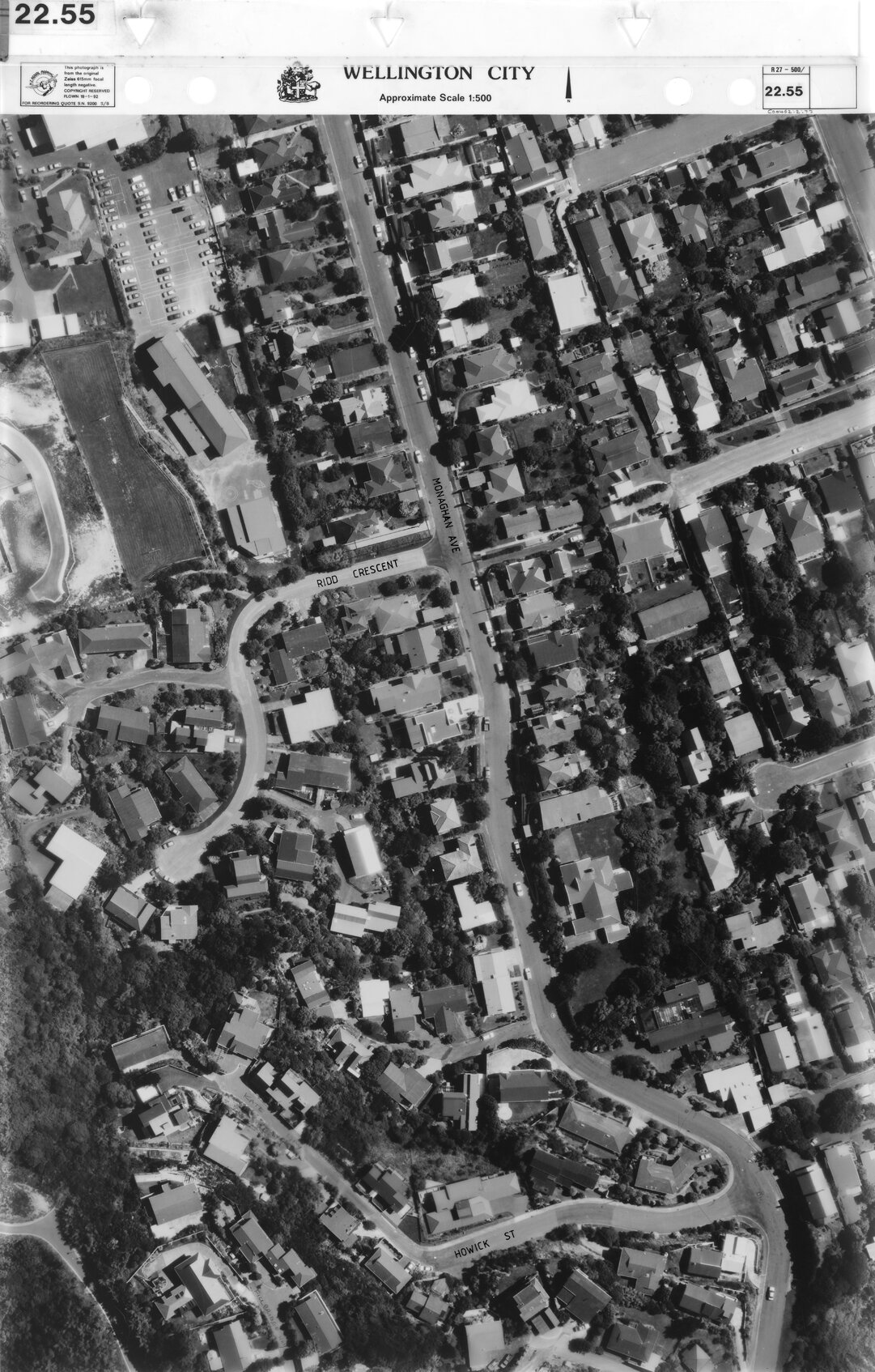 Aerial transparency, Sheet 22.55