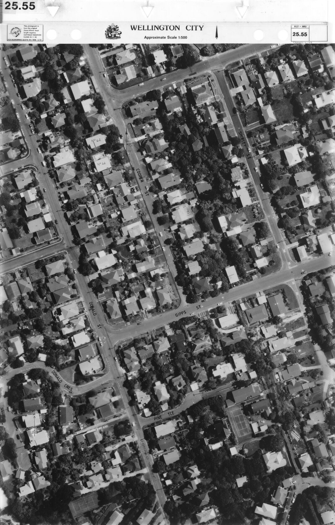 Aerial transparency, Sheet 25.55