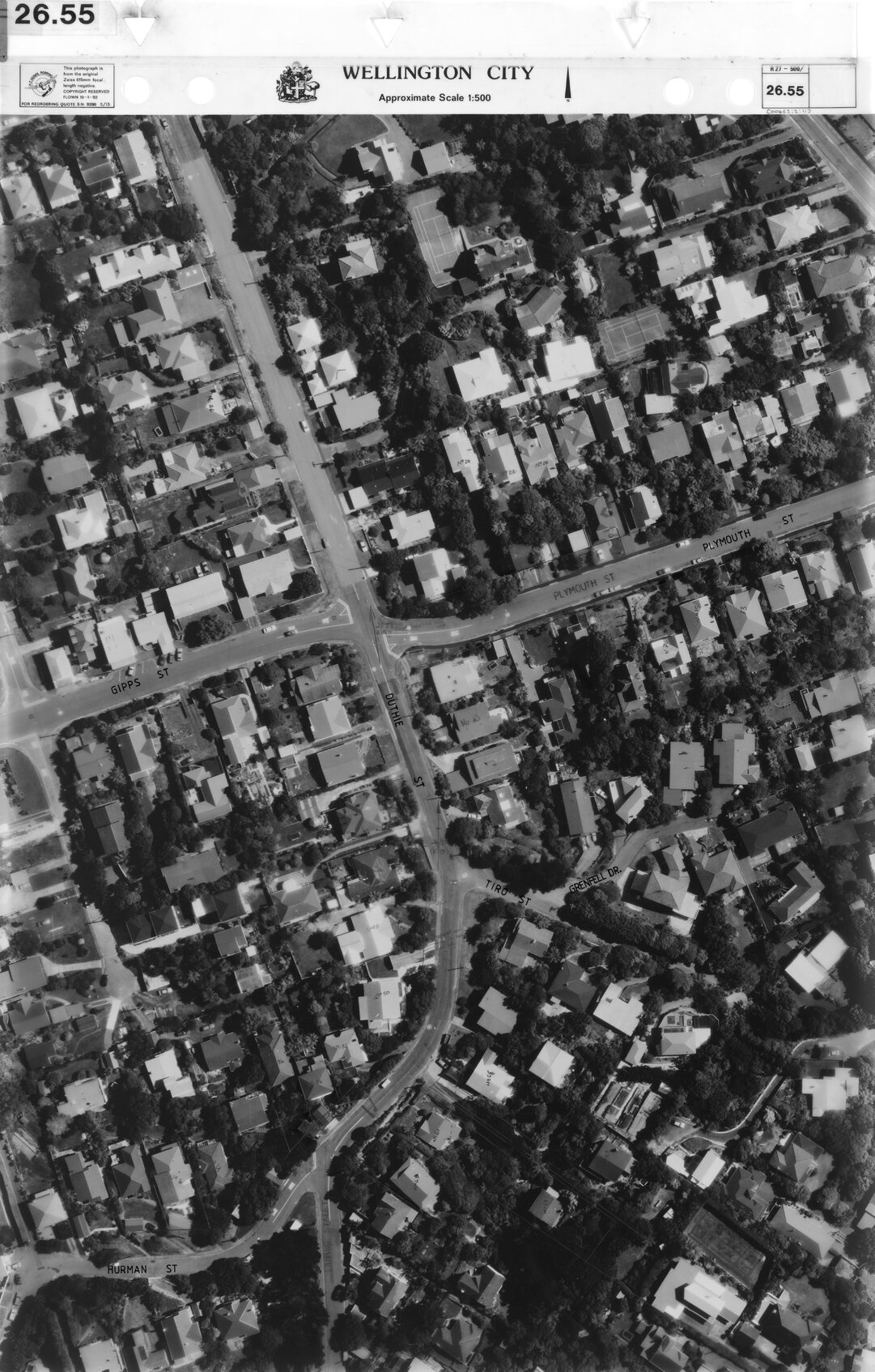 Aerial transparency, Sheet 26.55