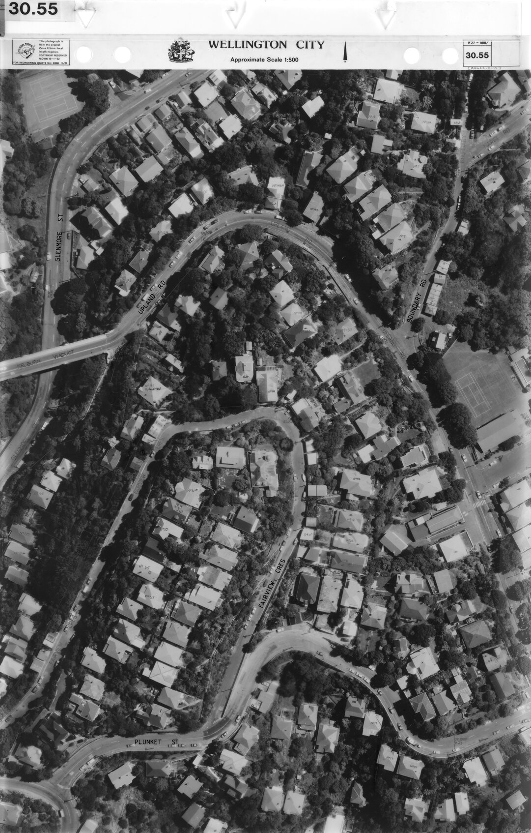 Aerial transparency, Sheet 30.55