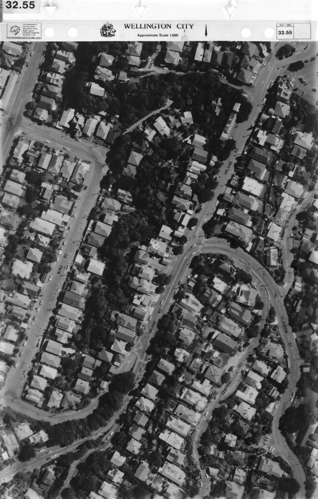 Aerial transparency, Sheet 32.55