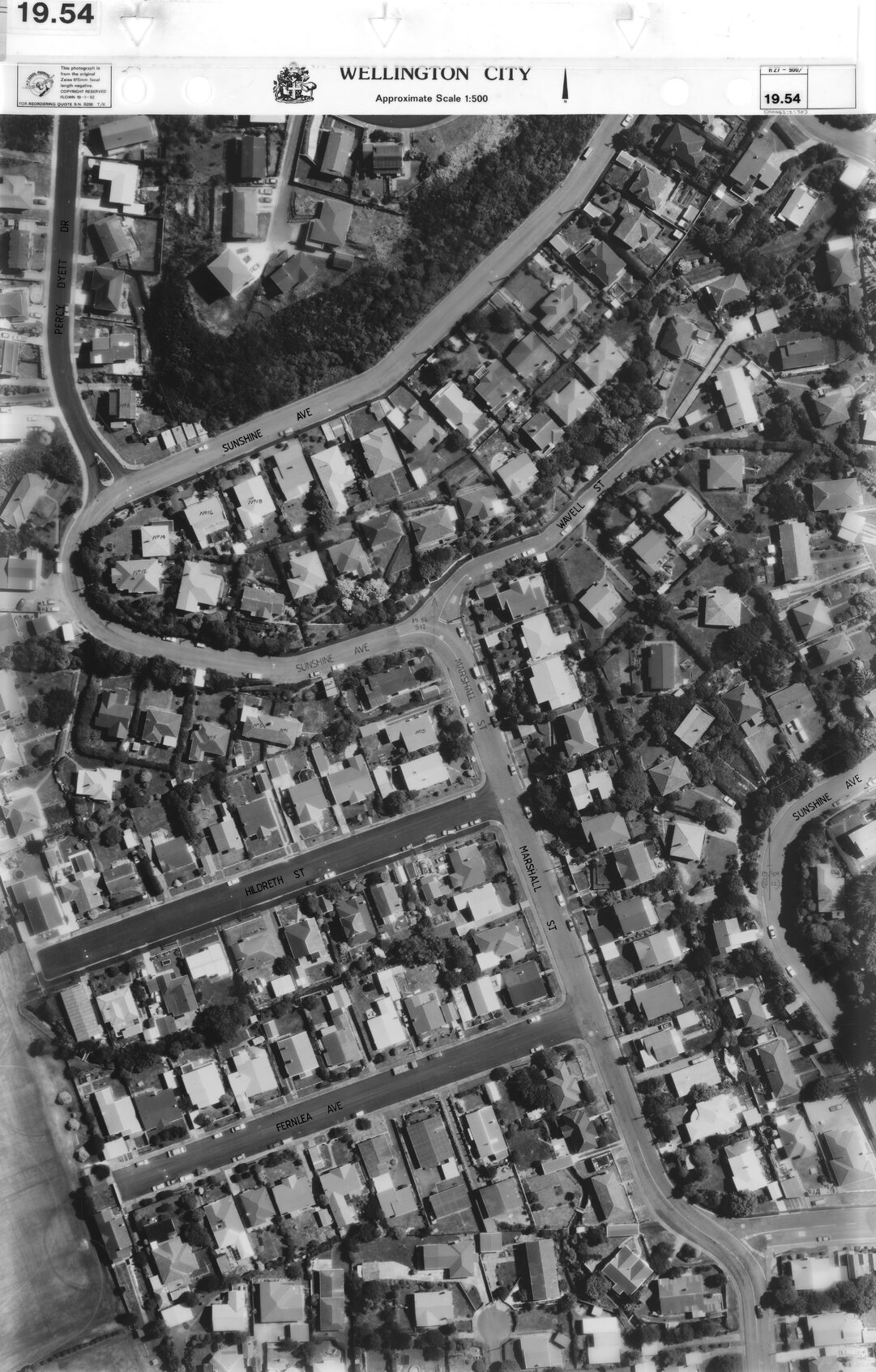 Aerial transparency, Sheet 19.54