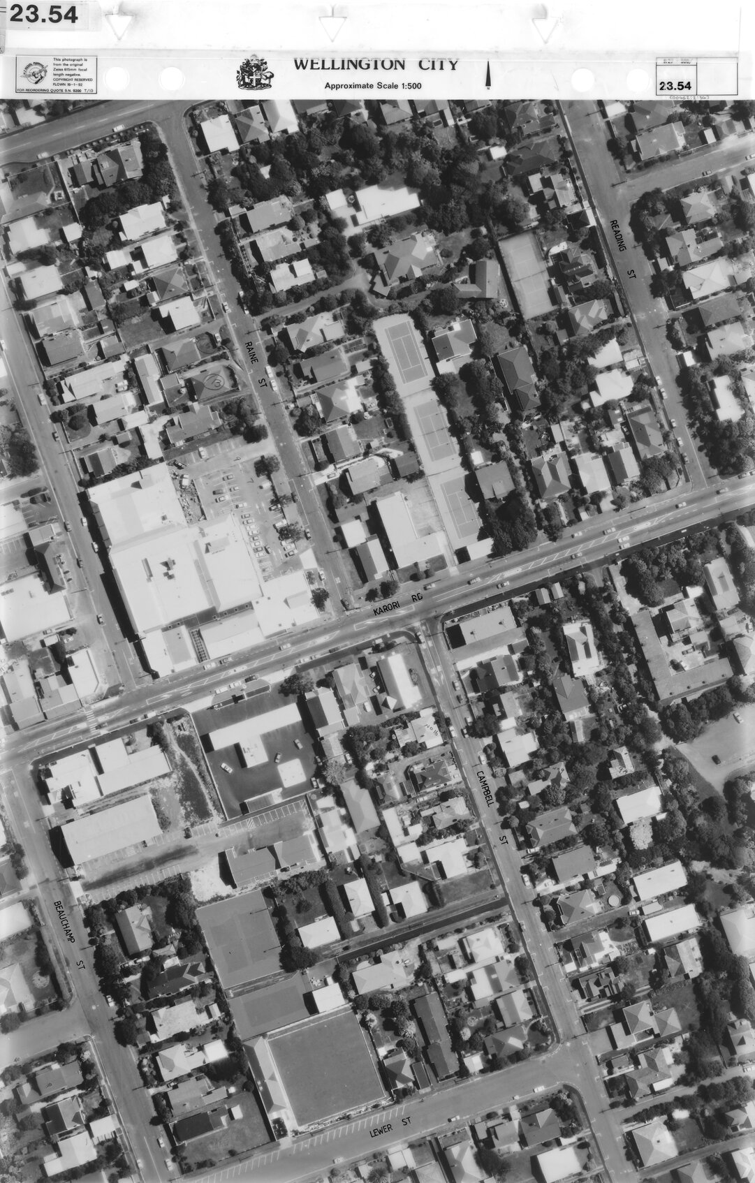 Aerial transparency, Sheet 23.54