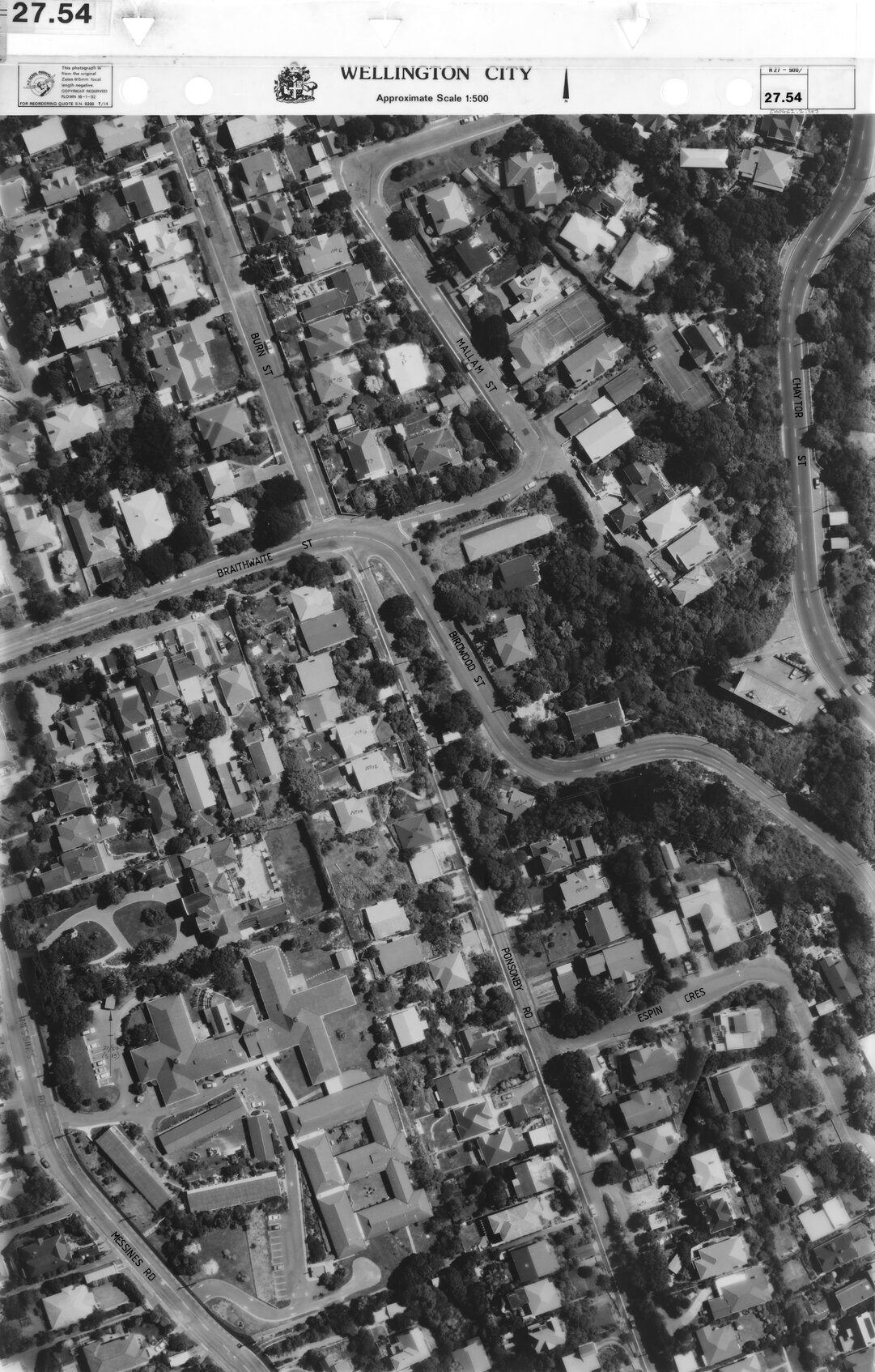 Aerial transparency, Sheet 27.54