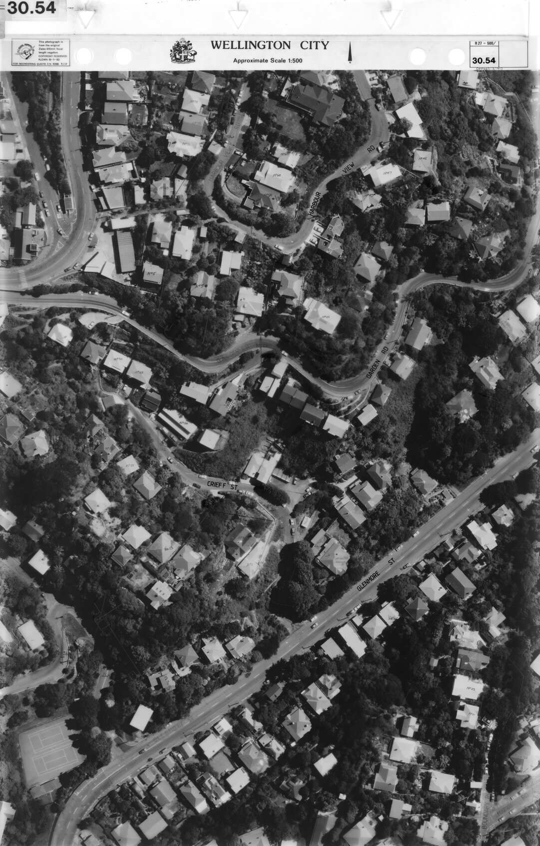 Aerial transparency, Sheet 30.54