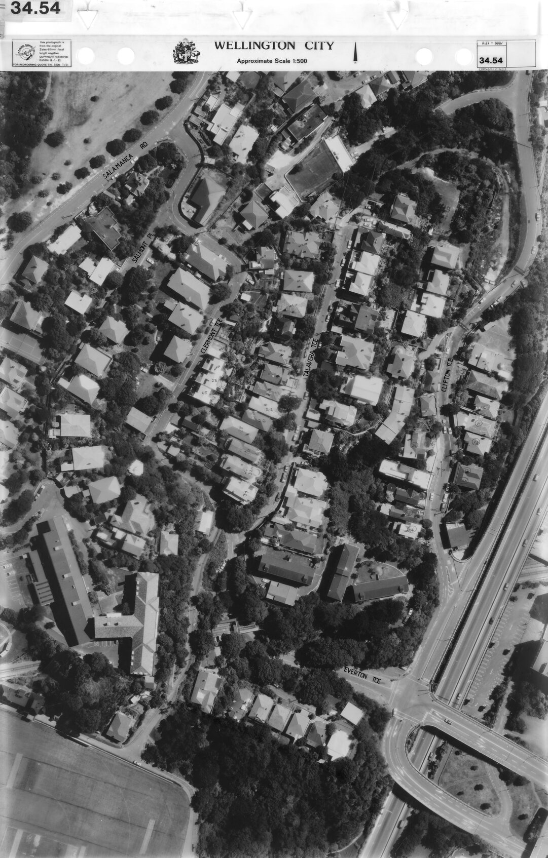 Aerial transparency, Sheet 34.54