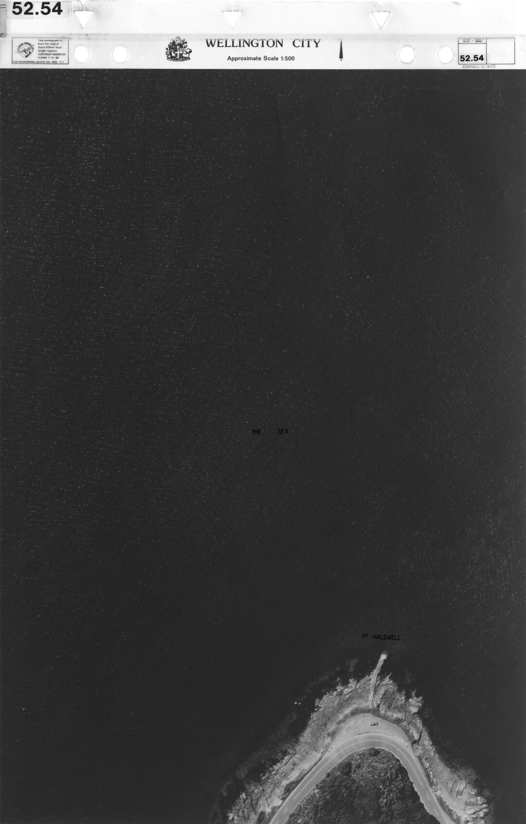 Aerial transparency, Sheet 52.54