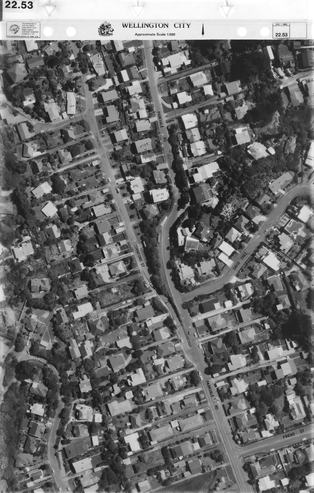 Aerial transparency, Sheet 22.53