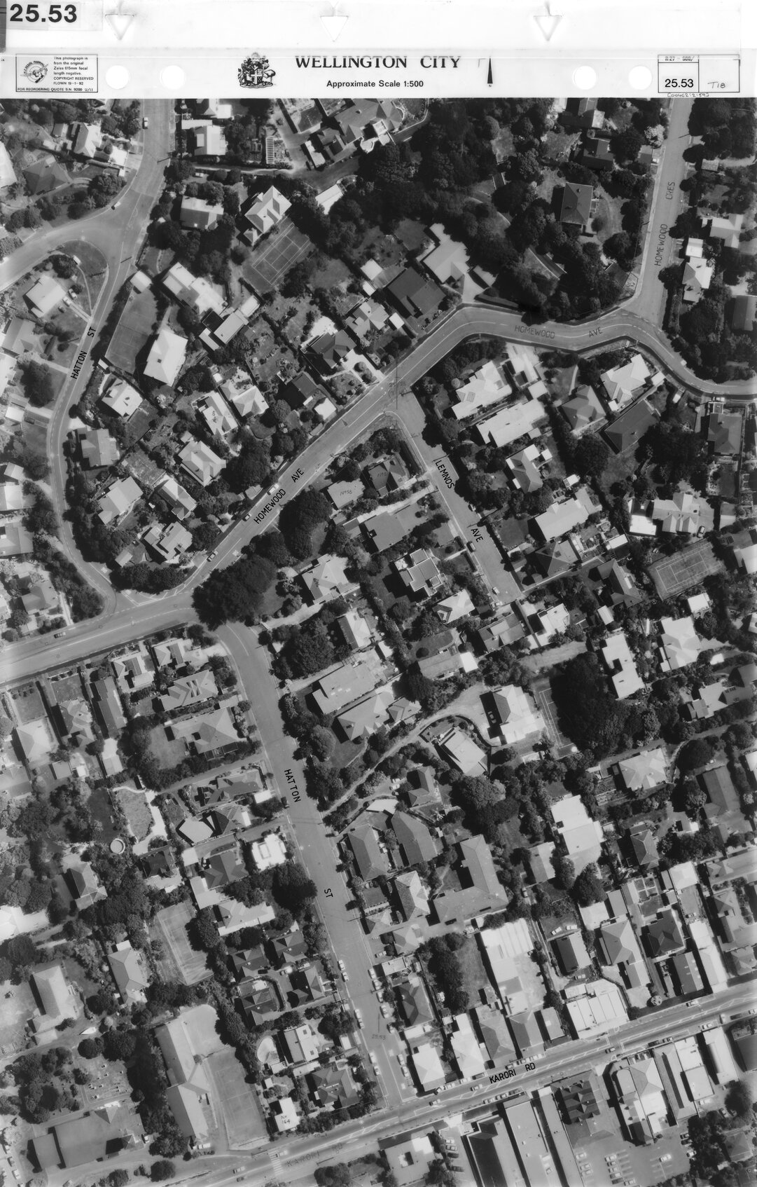 Aerial transparency, Sheet 25.53