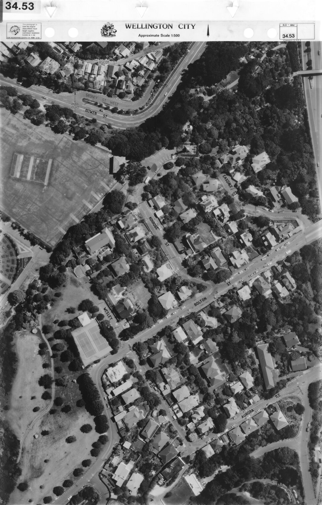 Aerial transparency, Sheet 34.53