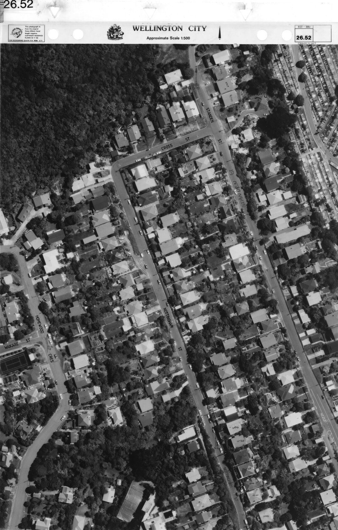 Aerial transparency, Sheet 26.52