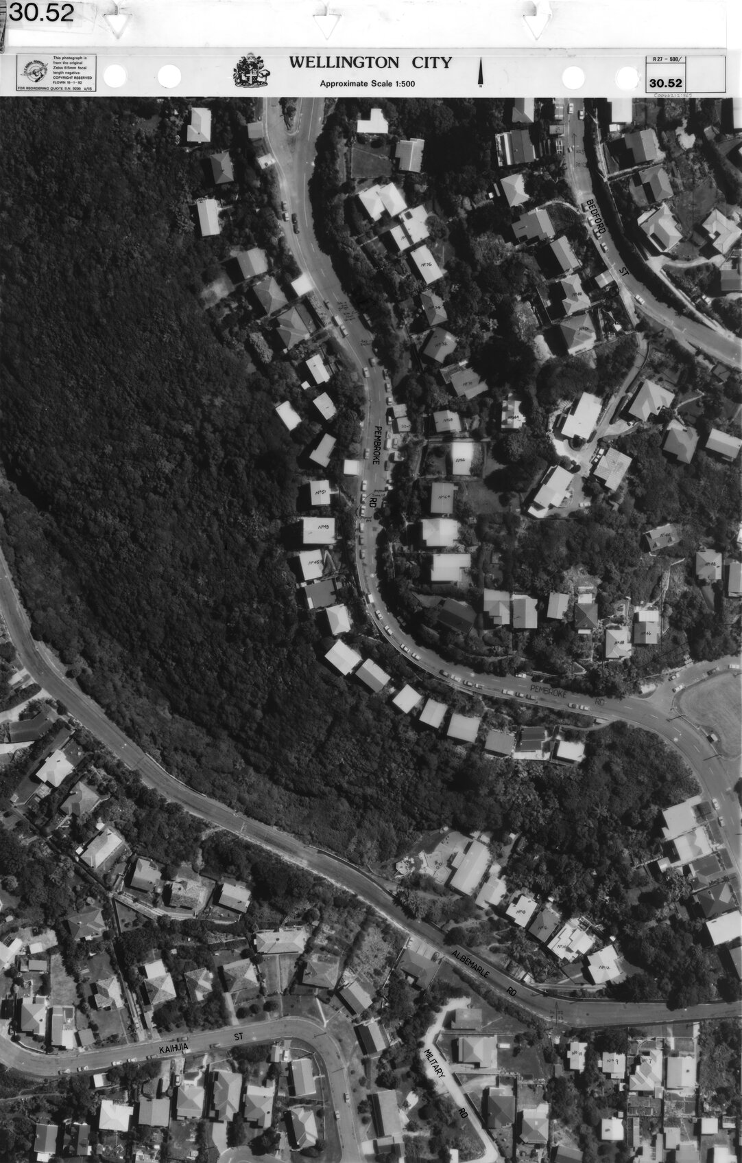 Aerial transparency, Sheet 30.52