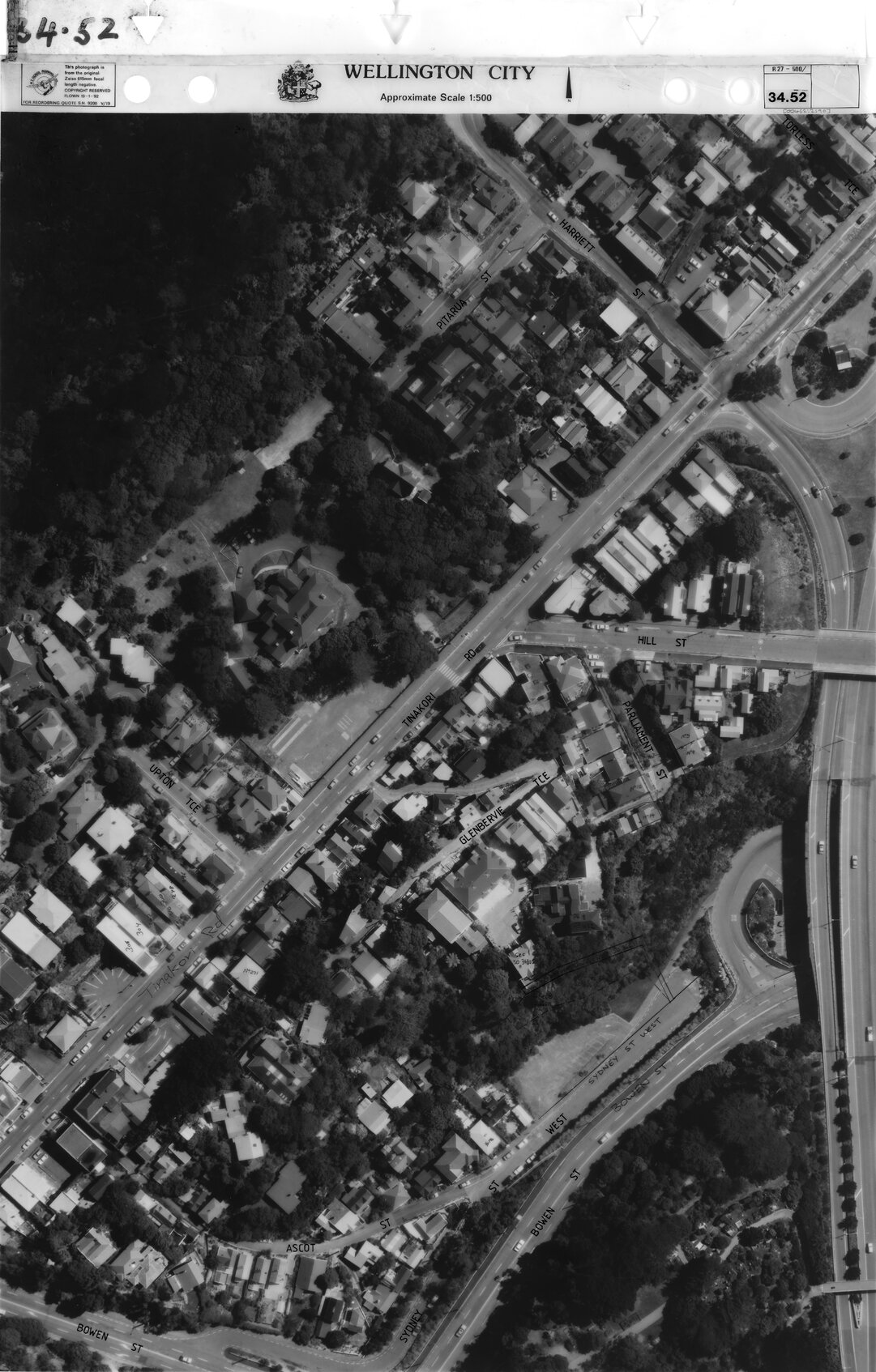 Aerial transparency, Sheet 34.52