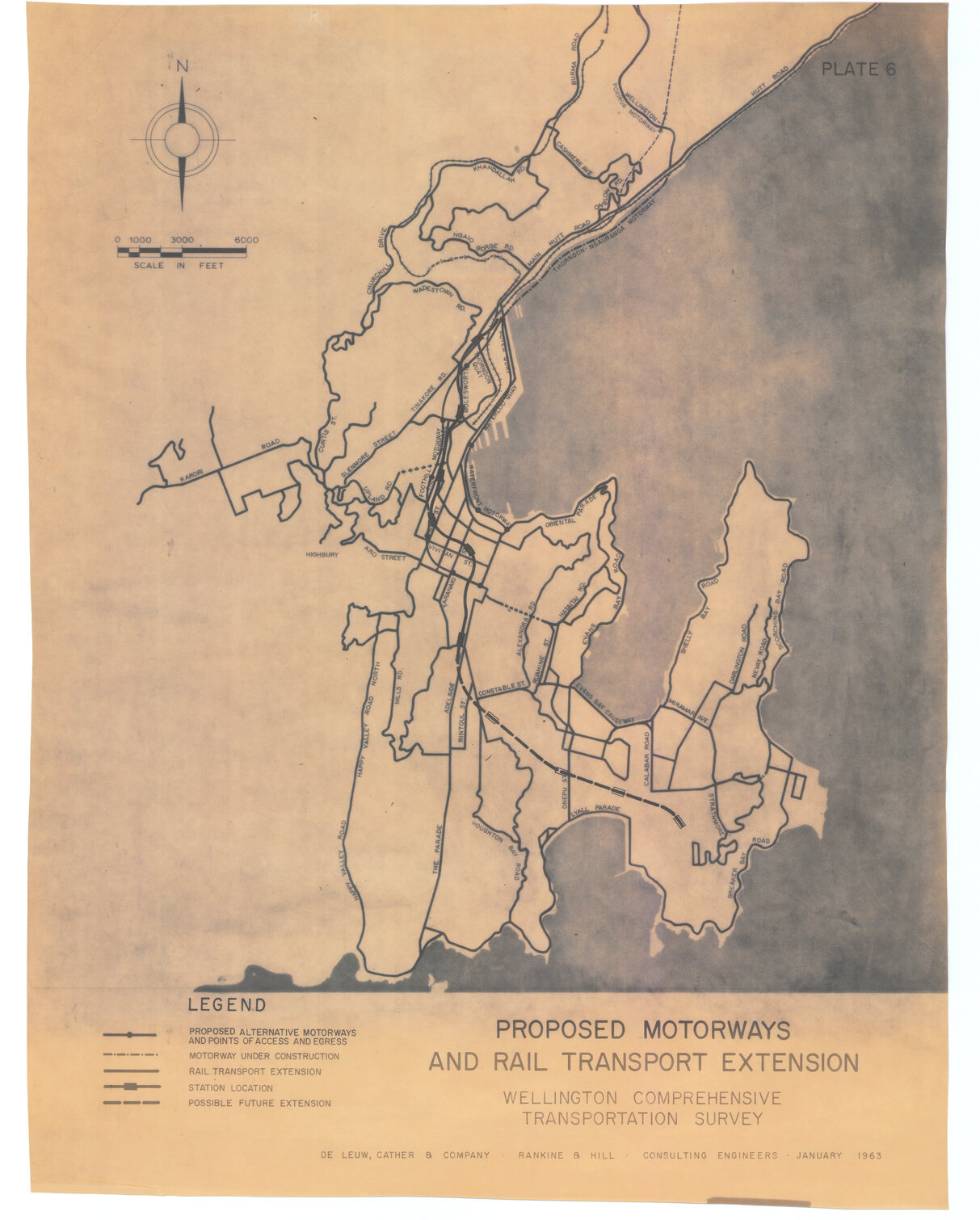 Proposed Motorways and Rail Transport Extension