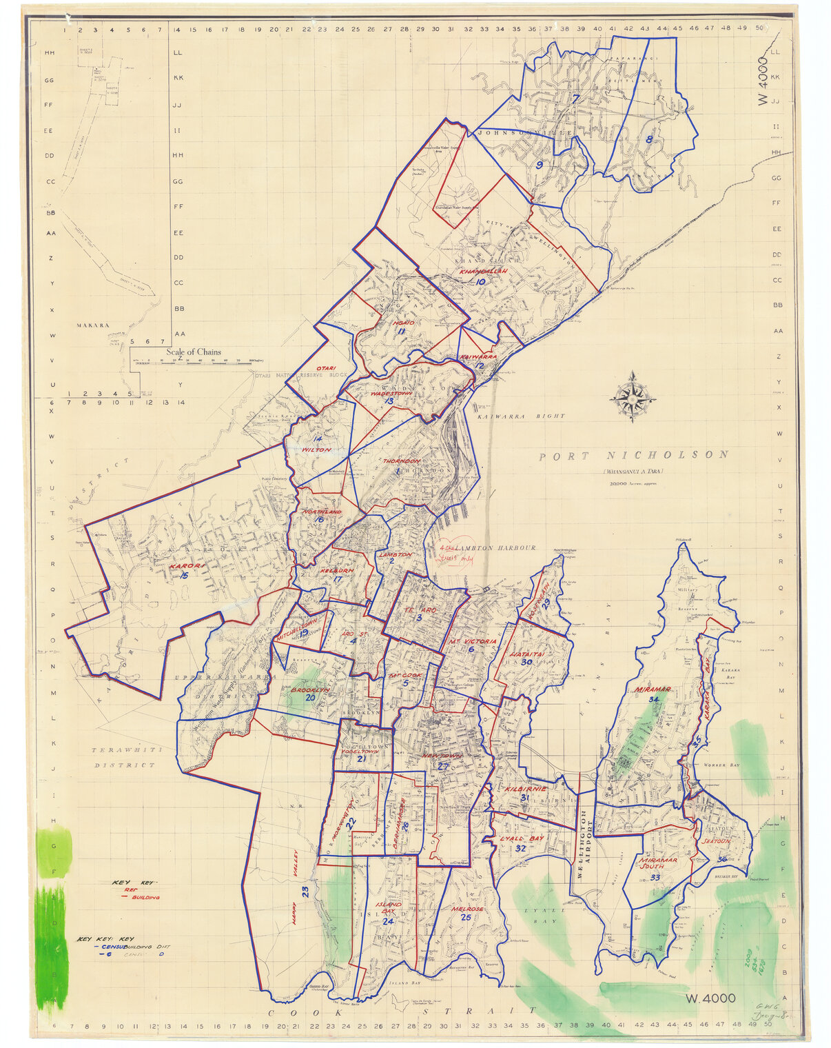 Census Building district areas