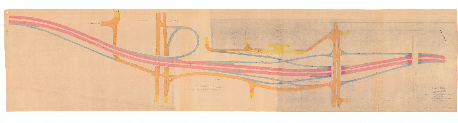 Foothill Motorway Realignment Study Plan, Plan 5